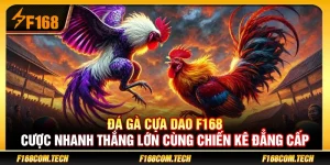 Đá Gà Cựa Dao F168 – Cược Nhanh Thắng Lớn Cùng Chiến Kê Đẳng Cấp