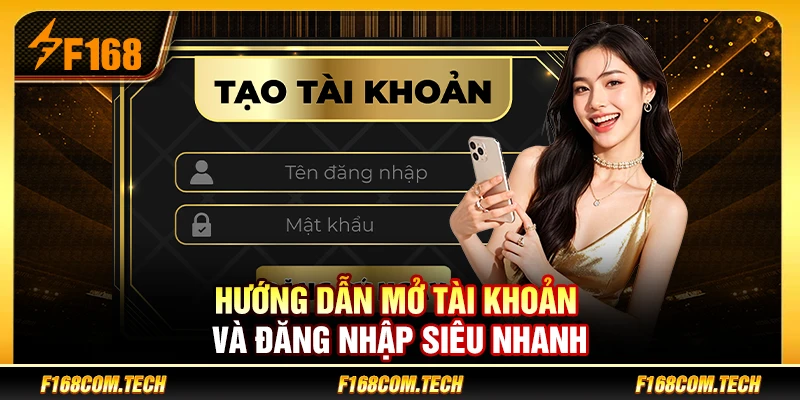 Hướng dẫn mở tài khoản và đăng nhập siêu nhanh