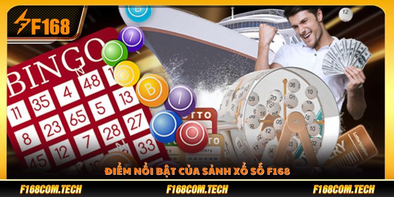 Các điểm khác biệt nổi bật của xổ số F168
